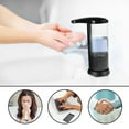 thumbnail image 3 of Lavish Home Battery-Operated Automatic Soap Dispenser (Black/Plastic), 3 of 6