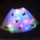 thumbnail image 2 of Tutú de hada con luz de mariposa para niña, falda LED, corona de flores brillantes, diadema, regalo de cumpleaños de Halloween, disfraz de fiesta de lujo, 2 of 4