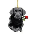 thumbnail image 1 of Valentine's Day Pendant - Cute Cartoon Bear and Rose Design, Versatile Decor, 1 of 6