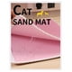 thumbnail image 4 of Alfombrilla para arena de gato de doble capa, impermeable, antideslizante, fácil de limpiar, 45 x 60 cm, color rosa, 4 of 6