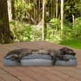 thumbnail image 6 of FurHaven Ultra Plush Pillow Deluxe Mattress Pet Bed for Dogs & Cats - Gray, Large, 6 of 7