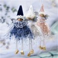 thumbnail image 1 of Paquete de 3 figuras de peluche de ángeles navideños, minifiguras de ángeles colgantes, adornos, regalos para niños, colgantes de ángeles de peluche navideños, 1 of 6