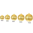 thumbnail image 3 of Adornos para árbol de Navidad de bolas grandes de oro mate rojo de 15 cm para bodas, fiestas de Navidad, decoración de techo para el hogar y la oficina en el año nuevo 2023, 3 of 5