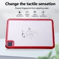 thumbnail image 2 of Allytechgroup Clear Case for iPad Pro 11 Inch (2022/2021/2020/2018), iPad Air 5/4 (10.9-Inch), Slim Lightweight Hard PC Case Anti Yellowing Full Body Protection Shockproof and Anti-Scratch, Red, 2 of 7