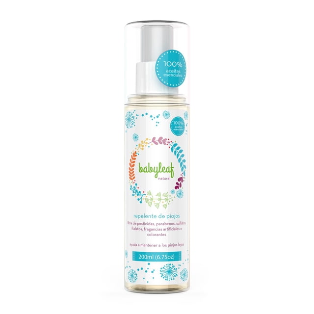 Repelente de Piojos en Spray Babyleaf No Tóxico 200 ml