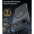 thumbnail image 4 of for iPhone Air Case, Compatible with MagSafe, Translucent Matte Shockproof Anti-Slip Anti-Fingerprint Pocket-Friendly Phone Case Cover - Gray, 4 of 7