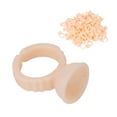 thumbnail image 4 of Vasos para pegamento de pestañas, 100 piezas de silicona para pigmento de tatuaje, copa de anillo de pigmento de microblading, vasos de pegamento para pestañas, rendimiento confiable, 4 of 14