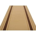 thumbnail image 4 of Custom Size Runner Rug Skid Resistant Backing Bordered Rug Runner Solid Border Beige Color Cut to Size Roll Runner Rugs By Feet Customize in USA Facility, 4 of 5