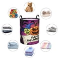 thumbnail image 6 of Laundry Basket, Halloween Happy and Fun Laundry Hamper Waterproof Laundry Bag Clothes Hamper Laundry Bin with Handles for Bedroom, Living Room, Kids Room, 6 of 6