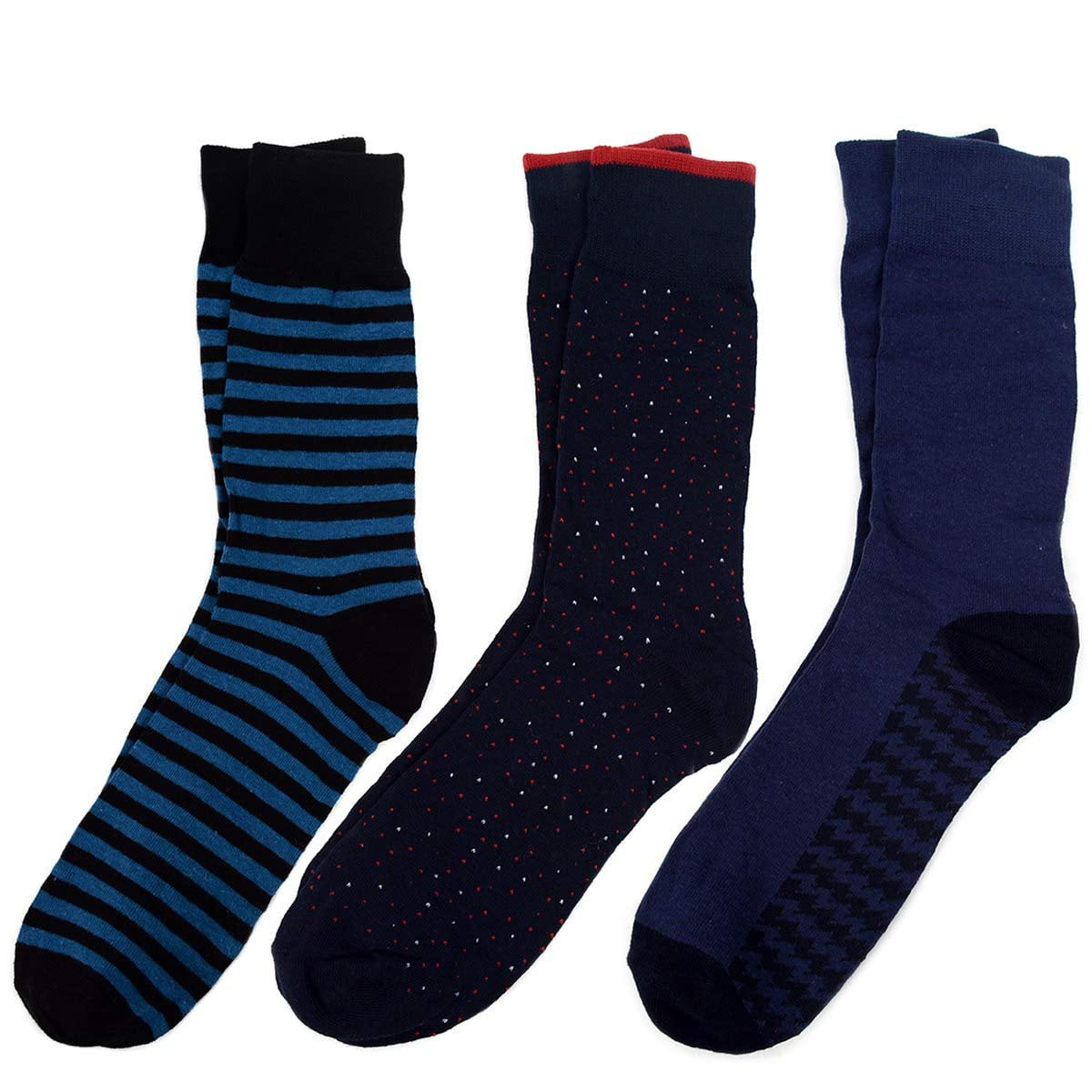 BG Premium Men's Dress Socks 3 Pairs Gift Set - Fits 10-13 - Solid ...