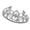 Silver, variant on Giaone Rhinestones Crowns Headpiece For Women Girl Birthday Party Adjustable Size Tiaras Crownpiece for Party Dressingu