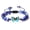 Blue Gold Stripes Agate Blue, variant on Woven Butterfly Bracelet Adjustable Handmade Tigereye Bracelet Volcanic Rock Bracelet Agate Bracelet White Porcelain