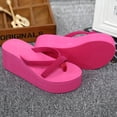 thumbnail image 2 of Raindrops House Sandals Slipper Rosy Pu Foam Lightweight Anti-slip for Women Indoor 1 Pair Size 40, 2 of 8