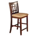 thumbnail image 2 of Coaster Home Furnishings Lavon 24 Inch Hardwood Bar Stool, Tan & Brown (Pair), 2 of 4