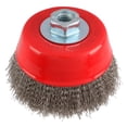 thumbnail image 2 of Carda Copa Ondulada Grueso Acero Inox 5x.50mm Rosca 5/8 In Urrea C942, 2 of 2