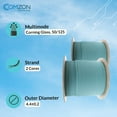 thumbnail image 6 of Aqua Fiber Optic Cable 2-Fiber OM3 Multimode 50/125, 10Gbit, Riser Rated, 1000ft Spool, 6 of 8