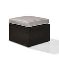 thumbnail image 4 of Crosley Palm Harbor Wicker Patio Ottoman in Brown and Gray, 4 of 7