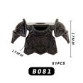 thumbnail image 3 of Accesorios para armas de la época medieval, casco, armadura, escudo, escenas de montaje, bloques de construcción, accesorios de juguete para niños, regalos, 3 of 5