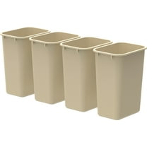 Waste Basket, Beige