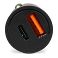 thumbnail image 2 of Cargador para auto VORAGO Carga Rapida USB USB-C Negro AU-305, 2 of 4