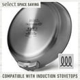 thumbnail image 5 of Calphalon Select 10pc Space Saving Stackable Stainless Steel Cookware Set, 5 of 8