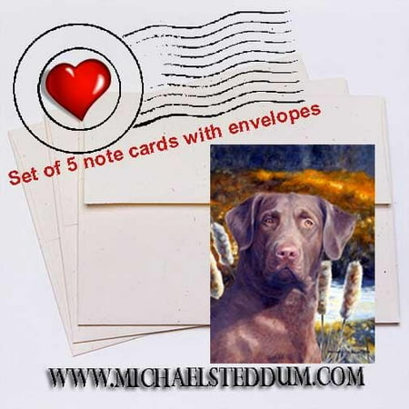 Ready for the Hunt Chesapeake Bay Retriever Note Card Set