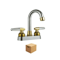 thumbnail image 1 of Mezcladora Para Lavabo De Baño de Grifo Belug Plateado, Dorado, 1 of 5