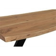 thumbnail image 4 of Hawthorne Collections Helena Live Edge Solid Acacia Wood Console Table - Natural, 4 of 6