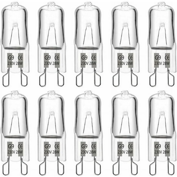High Color Rendering, Safe to Use 360° Dimmable Halogen Bead Quartz Lamp For Chandeliers Landscape Lights Wall Sconces Cabinet Lighting (10Pcs)