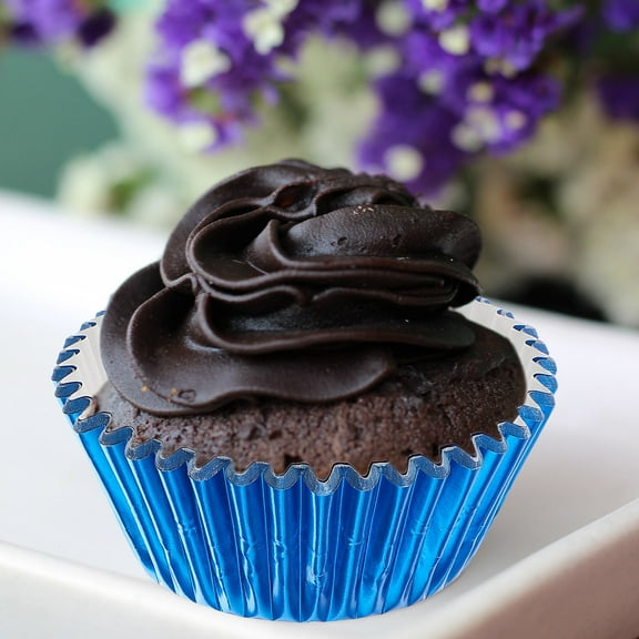 PAMINGONO Muffin Baking Cups Blue 100Pcs 3x7cm Fashion