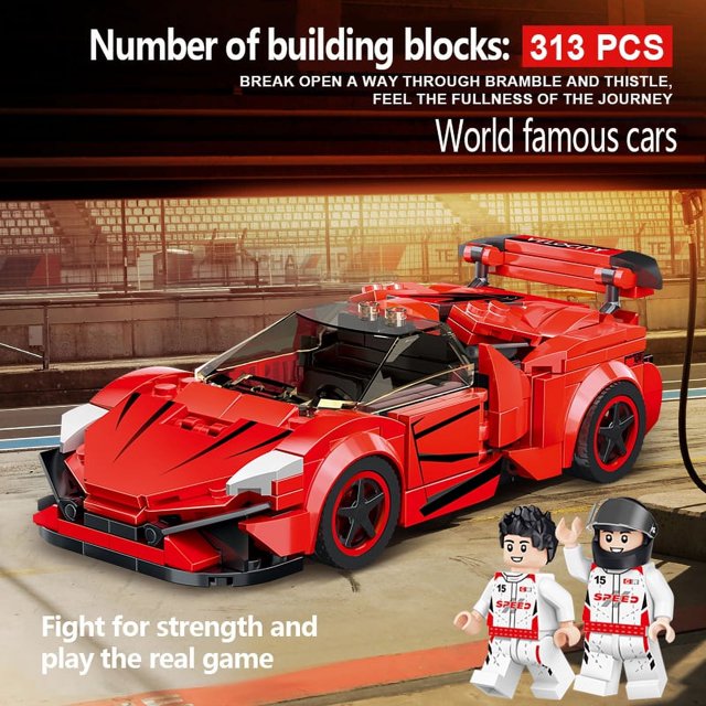 Children's Block Cars, New Year Gifts, Educational Blocks, Children's Favorite Toy Cars