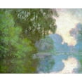 thumbnail image 2 of Monet, Claude 18x15 White Modern Wood Framed Museum Art Print Titled - Seine near Giverny 1896, 2 of 4