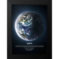thumbnail image 2 of Design Fabrikken 14x18 Black Modern Framed Museum Art Print Titled - Earth, 2 of 5