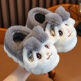 thumbnail image 4 of KANG Cozy Winter Girls Slippers With Adorable Rabbit Design Soft Sole Indoor Shoes For Toddlers And Kids Warm Lined Home Footwear For Cold Weather Comfort, 4 of 6