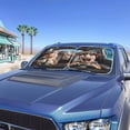 thumbnail image 2 of Binienty Funny Cow Print Car Front Windshield Sun Shade Visor Suv Window Folding Block Cover 2-Piece Foldable Sunshield for Vehicle Cars SUV Auto Interior Decor, 2 of 8