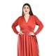 thumbnail image 4 of Maxi vestido con aberturas Roman Fashion /Tallas Extras, 206DX (Ladrillo) naranja oscuro 38, 4 of 6