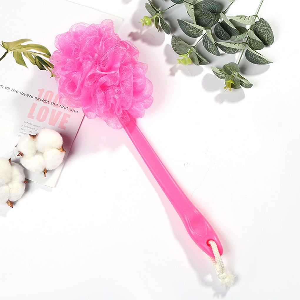 Loofah Sponge Back Scrubber Long Handle Bath Shower Netted Brush