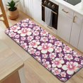 thumbnail image 5 of Pioneer Flower Floral Print Pattern Kitchen Rug Mat,Kitchen Runner Rugs Non Skid Washable,Decorative Kitchen Floor Mats for Kitchen,Sink,Laundry,17"x47.2", 5 of 7
