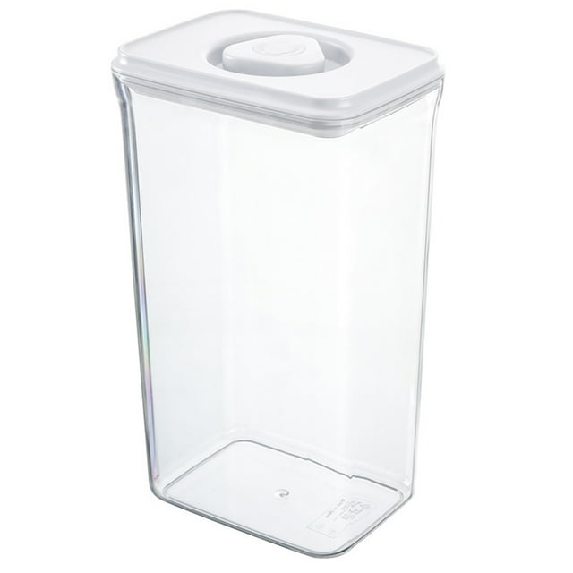 Lksixu Airtight Food Storage Container, 1 Piece Plastic Cereal Container With Easy-Lock Lid For Kitchen Pantry Organization And Storage Storage Bins Organizers and Storage