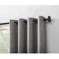 thumbnail image 2 of BrylaneHome Kline Tweed Thermal 100% Blackout Grommet Panel, 2 of 6