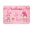 thumbnail image 2 of TIMIFIS Heureux Paillasson Floral Amour Coeur Intérieur Outdoor, 2 of 2