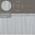 thumbnail image 4 of VHC Brands Sawyer Mill Blue Prairie Swag Set Country Kitchen Farmhouse Striped Pattern 36x36 Curtain, 36x36x18, 4 of 8