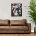 thumbnail image 5 of Animated Harley Quinn Canvas Decorative Poster Art Picture Painting Bedroom Painting Decor Dinner Room Living Room Posters Gift Unframe Wall Poster 20"x24", 5 of 7