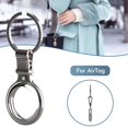 thumbnail image 1 of Estuche De Metal Con Llavero Estuche Protector Portátil Resistente A Los Arañazos Compatible Con Airtags Bluetooth Tracker Funda Protectora De Piel Advancent EL017634-01, 1 of 5