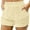1# Beige Cheap Stuff Under 1 Dollar, variant on Dyegold Women's Shorts Summer Elastic Waist Lounge Sweat Shorts Pocket Loose Plus Size Comfy Workout Running Gym Short Pant