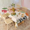 thumbnail image 2 of Bright Pioneer Flower Rectangle Tablecloth 60"x120",Waterproof Polyester Rectangle Table Cloth, Wipeable Spillproof Polyester Tablecloth for Dining, Camping, Indoor and Outdoor, 2 of 6