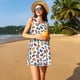 thumbnail image 3 of Disketp Colorful Numbers para Vestido sin Mangas para Mujeres, Vestidos de Verano para Mujeres, Casual y Holgado para la Playa, 3 of 7