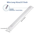 10W LED Tube Light 1ft Led Shop Light Fixture 750lm 6000K Neutral