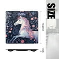 thumbnail image 2 of High Precision Body Weight Scale Smart Bathroom Scales with Large LCD Display(400lbs),Decorative for Bedroom-Unicorn In Magical Forest With Pink And Blue, 2 of 4