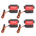 thumbnail image 4 of 4 juegos de servomotor de 20 kg, engranaje de metal, ángel de control de 270° con brazo de dirección de 25T para robot, 4 of 12